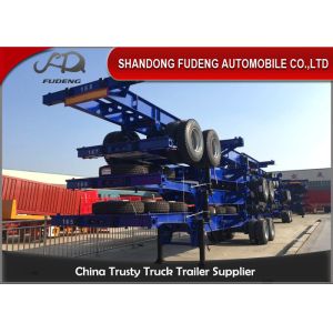 FUWA Axle Steel 40ft Chassis Container Trailer Mechanical Suspension