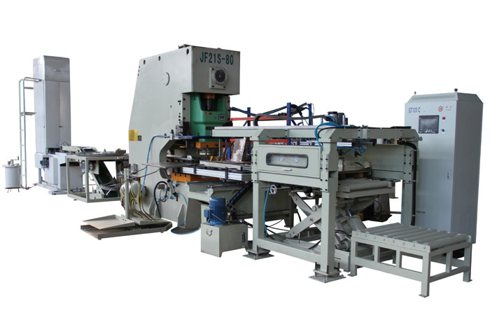 18L Drum 18L Pail Top Line Automatic Can Lid Making Machine