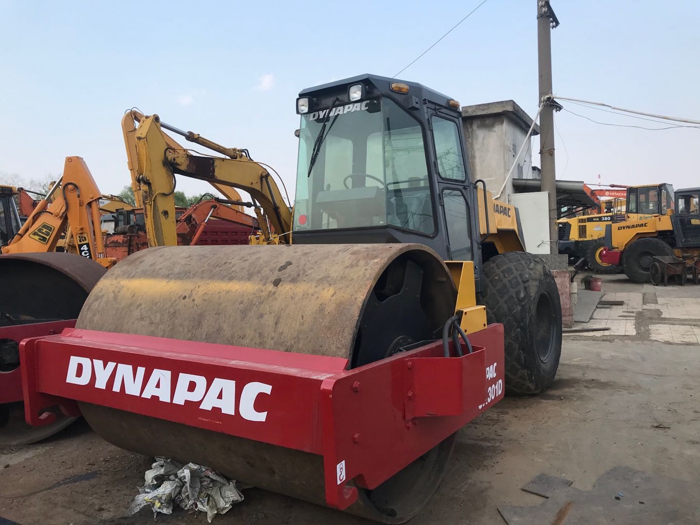 Original Sweden Used Road Roller Versatility CA301D sed Dynapac Road Roller