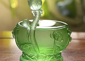 China Lucky Feng Shui Transparent 40mm Crystal Ball Ornaments wholesale