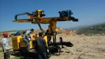 Geotechnical Anchor Drilling Rig , Rock Drilling Equipment Crawler Mounted