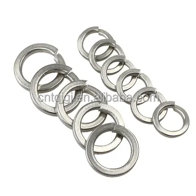 ANSI/ASME Standard Black Finish Stainless Steel Spring Washer with Square Ends DIN127 M3-M30