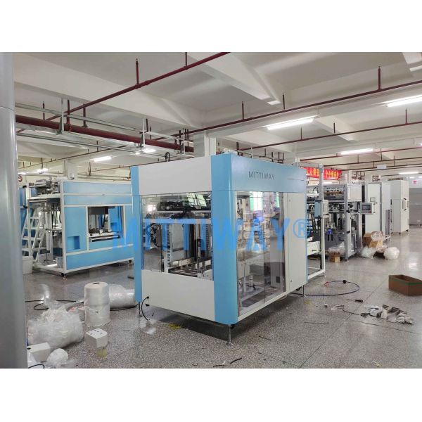 Food packaging high speed bag inserter machine