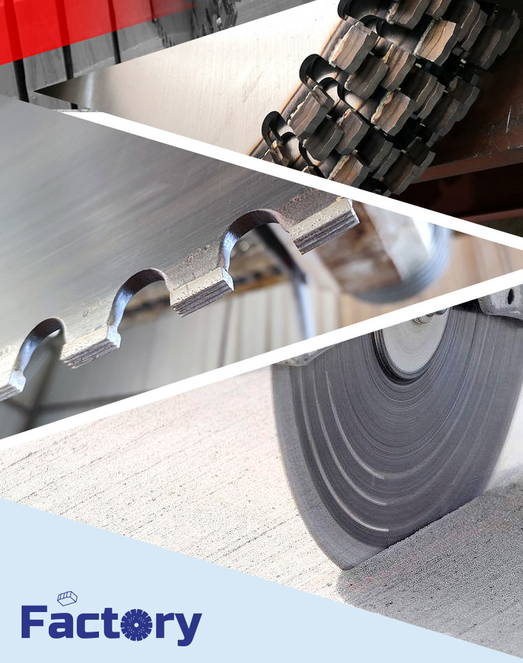 Sandwich Layer Segment Sandstone Stone Diamond Tips for Single Blade Machine 1200mm