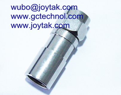 F Compression Connector F Type for Brazil Cable TV connector RG6 RG59 Coax Cable connector