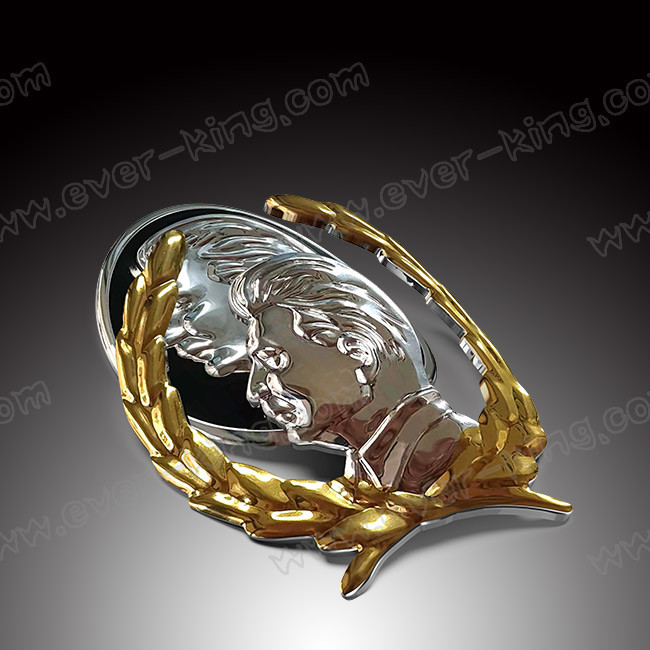 Manufacturer Custom Metal 3M Sticker Stalin Head Aluminium Label For Wine