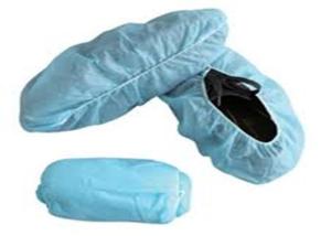China Nonwoven Medical Shoes Cover Non Slip Fluid Resistance For Cleaning Room wholesale