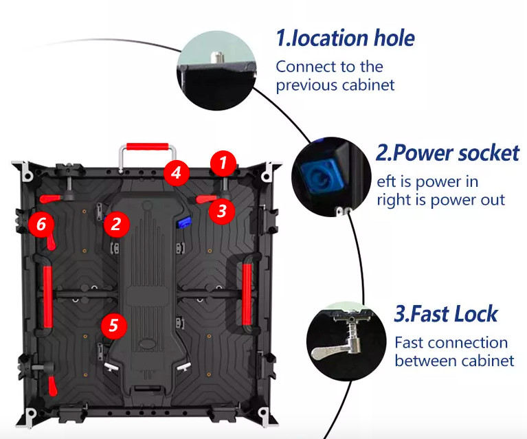 High Performance Rental Stage Led Panel P2.604 P2.976 P3.91 P4.81 Indoor Outdoor