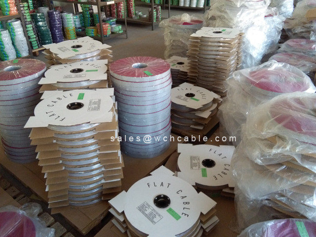 UL2468 PVC Flat Ribbon Cable AWG24 PH1.50 PH2.54 RoHS & Reach Compliant 80C 300V