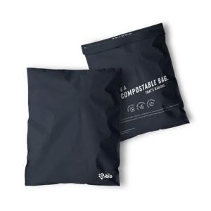 China Black Compostable Mailing Bags Custom Poly Mailer Bags No Chemicals wholesale