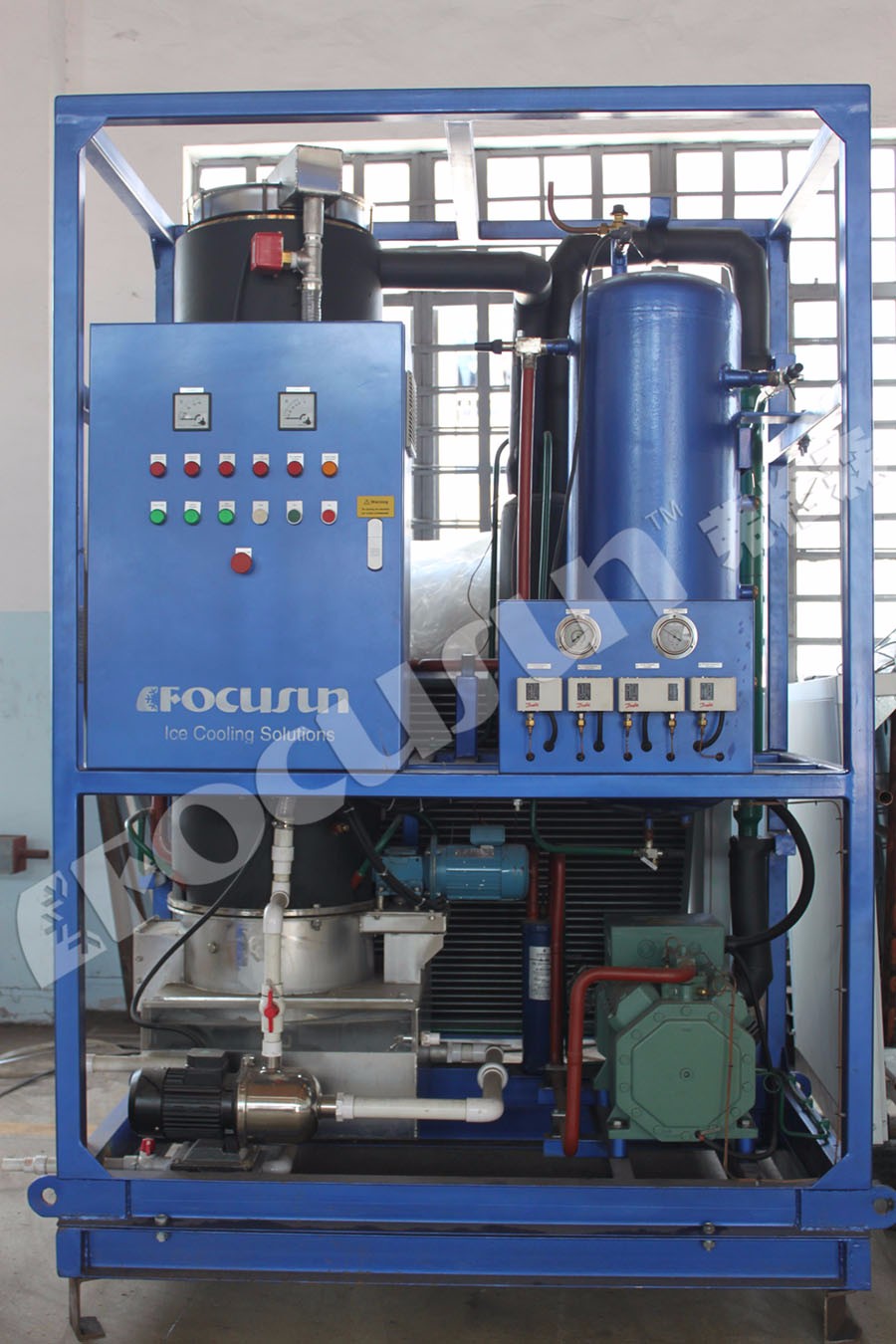 1T Tube Ice Machine with PLC Core Components Directly Manufactured by Manufacturers