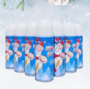China Odm Santa Snow Spray Christmas Party Tree Branches Wreath Glass Window Mirror Decoration wholesale