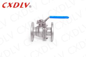 China Carbon Steel Flanged Ball Valve Duty with CF8 Ball Material wholesale