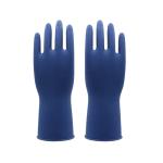 Blue Unlined Oil Proof Household 55g Rubber Cleaning Gloves