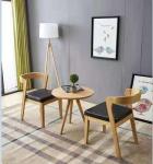 European MDF Wooden Table And Chair Anti Corrosion Insect Prevention