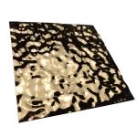 SS 201 304 316 Rose Gold Embossed Ripple Stainless Steel Sheet