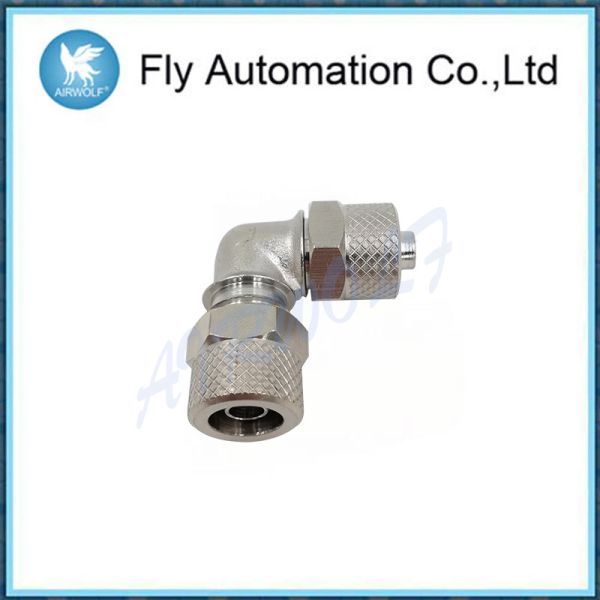 Elbow Connector Pneumatic Tube Fittings 1550 Series Right Jngle Joint