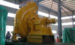 Split Design Submersible Dredge , Portable Dredge Easy Transport 45kw Emergency Generator
