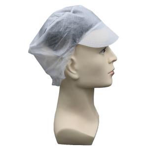 China Clean Room Disposable Worker Non Woven Caps Peaked Hat wholesale