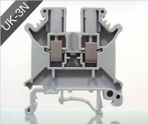 China UK3N UK Series DIN Rail Screw Clamp Terminal Blocks Strip wholesale