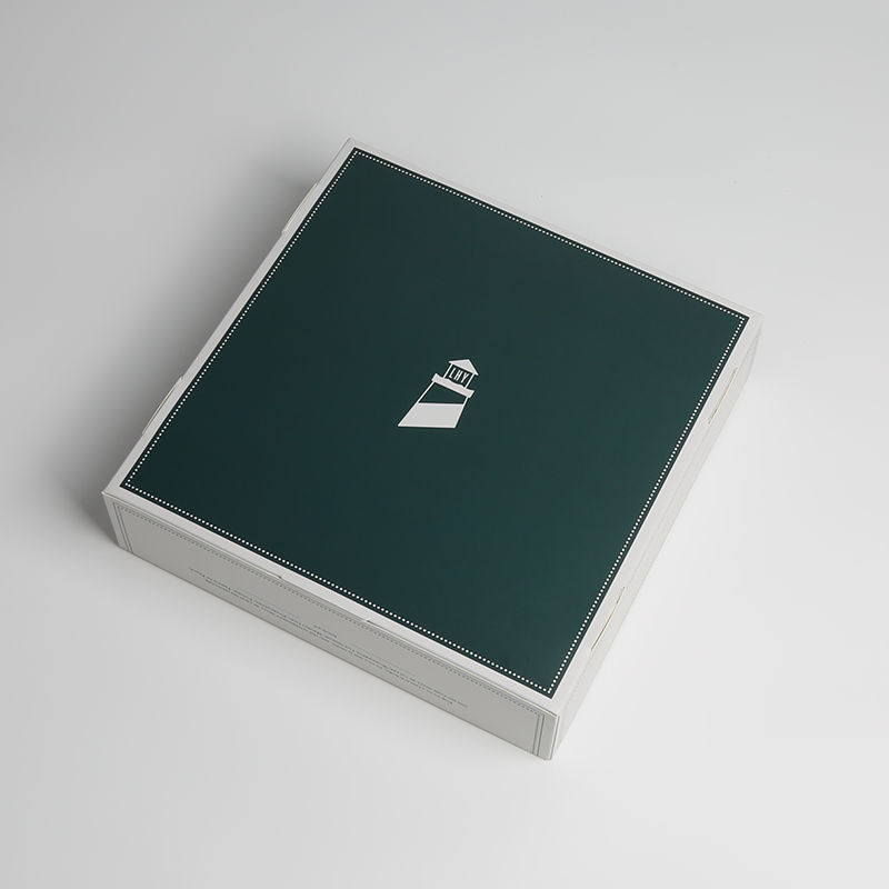 Printing Handling Grey Board and Corrugated Board Mailing Box with PET Window