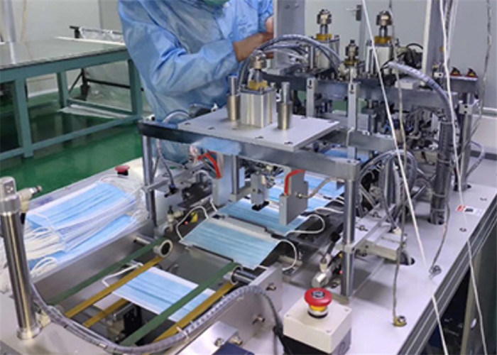 Fast Delivery Automatic Surgical 3ply Non Woven Disposable Earloop Face Mask Making Machine