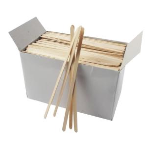 China FDA Disposable Coffee Wooden Stir Sticks 178mm With 1000pcs White Box Packing wholesale