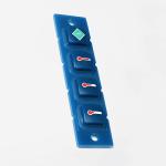 Chemical Resistant Custom Rubber Keypads With Multimedia Keys
