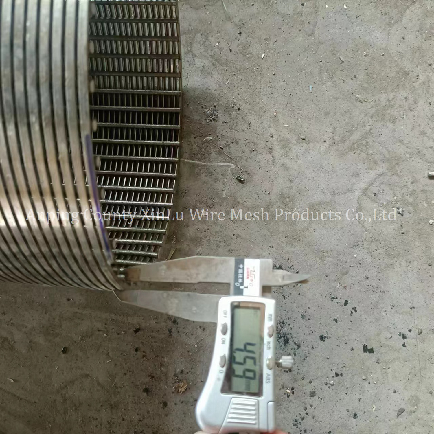 Vee Wire Stainless Steel Sand Control Screen Pipe 1000psi Pressure 0.080 Continuous Slot