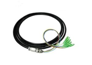 China 6 Core SC APC Fiber Optic Pigtail Outdoor SM 9/125 G652D Fiber Cable wholesale