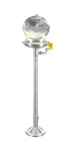 China STAINLESS STELL Vertical emergency eye washer with dust cover EYE WASH STATION wholesale