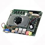 China Haswell I5-4200U 3.5 Industrial Pc Motherboards 6 COM 2 LAN 4GB RAM With Aluminum Fan for sale