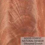 Okumen Natural Wood Veneer Plywood Customized 0.18 - 0.55mm Thickness