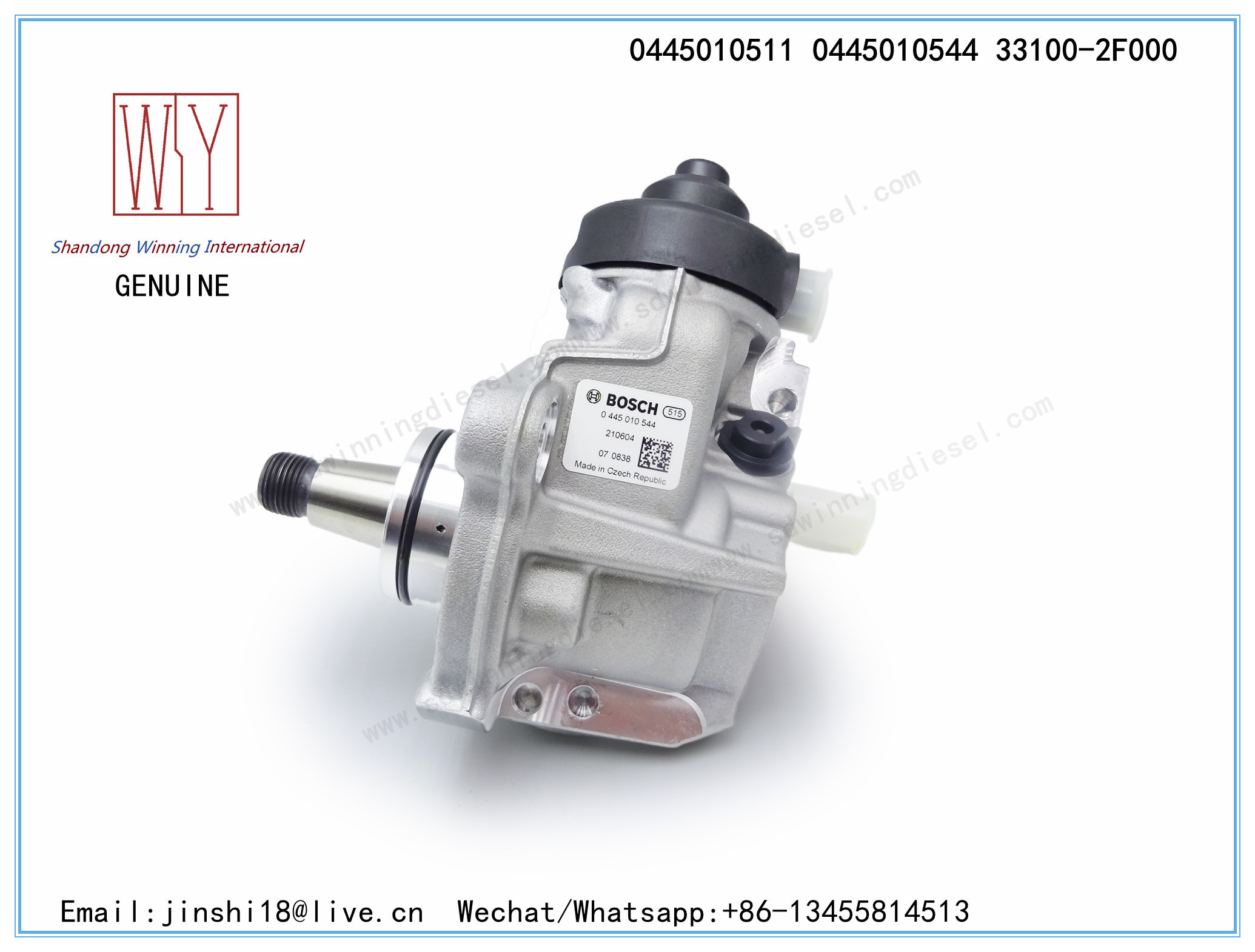 BOSCH GENUINE AND BRAND NEW DIESEL FUEL PUMP 0445010511, 0445010544, 33100-2F000