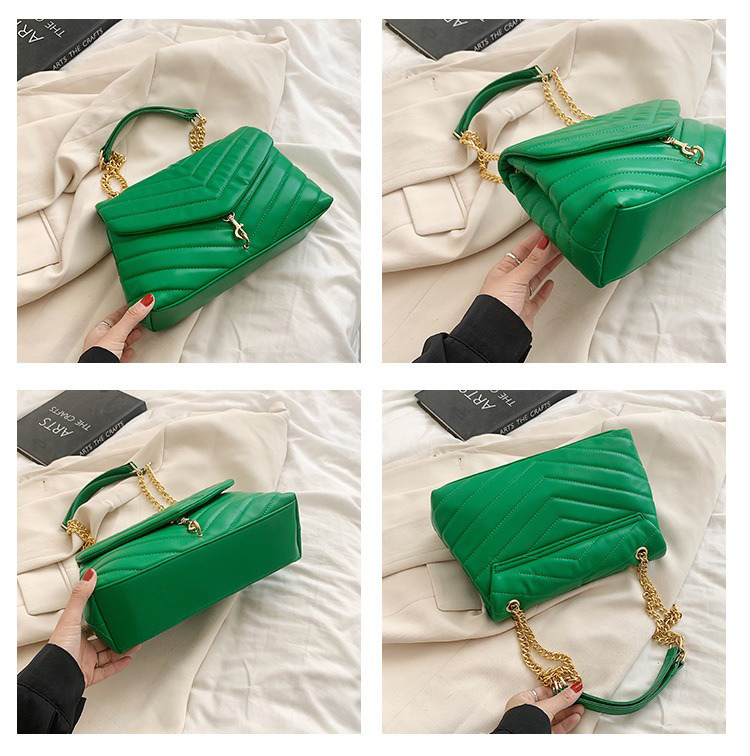 Single Strap Women's Branded Trending Shoulder Handbag Small PU Leather Crossbody Bag