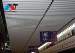 Station 1mm Aluminium Baffle Ceiling With Curved Keel Powder Coating