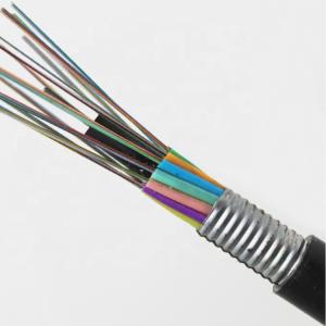 China Outdoor GYTA G652D GYTA / GYTS 12 24 Cores Single Mode G652D Fiber Optic Cable wholesale