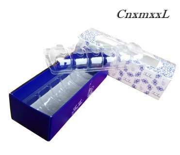 Paper UV Printing Cardboard Macarons Box Packaging With PET Inner Tray