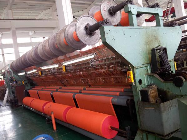HDPE Agricultural Crop Plant Protection Netting , Red Uv Treated Anti Wind Net