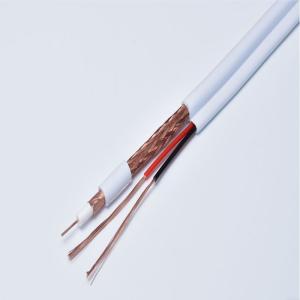 China CPR RG59 2DC Coaxial Communication Cable With PE PVC Jacket wholesale