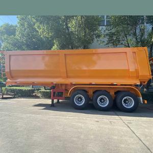 China SHACMAN CIMC 3 Axle Mining U Shaped Semi Trailer Tipper Dump Truck wholesale