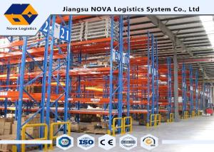 China Multilayer Durable Industrial Pallet Racks Galvanized Finish For Frames wholesale