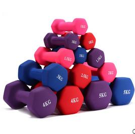 China 0.5kg 1kg 1.5kg 2kg 2.5kg 3kg 4kg 5kg 6kg 7kg 8kg 9kg 10kg women Vinyl Coated Dumbbells wholesale