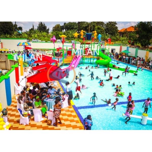 Outdoor Playground Water Splash Pad Equipment For Public Use