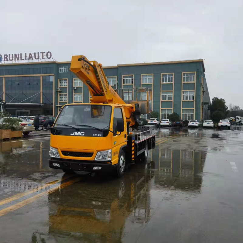 JMC 27m Single Row Telescopic Arm Aerial Work Truck Lift Platform Car