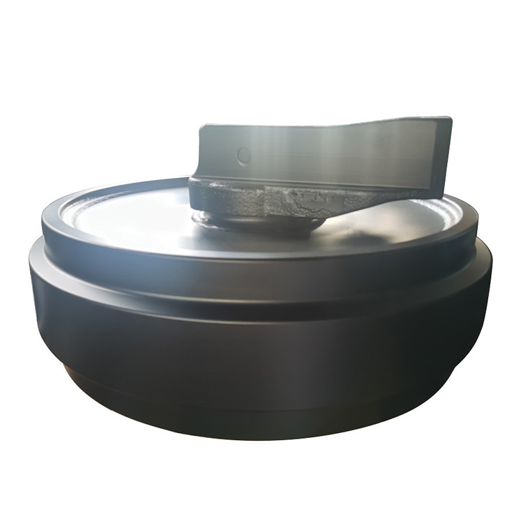 40SiMnTi Excavator Idler Assembly Front Idler Assy Group PC200 320 R305 SH120