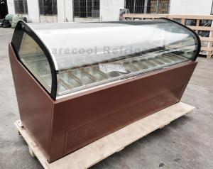China Sharecool 24 Pans Ice Cream Freezer Display Cabinet Popsicle Freezer Display Case wholesale