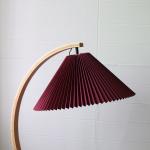 ins pleated retro wood floor lamp decoration vintage floor lamps living room