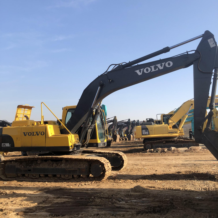 Used Excavator Original VOLVO EC210B Secondhand Hydraulic 20ton Crawler Digger