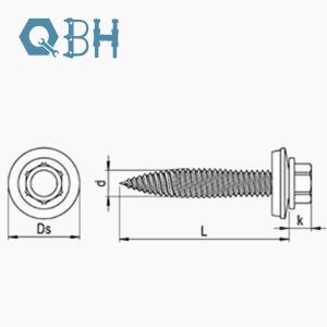 China SS304 SS316 Self Tapping Bi-metal Screw For Solar wholesale